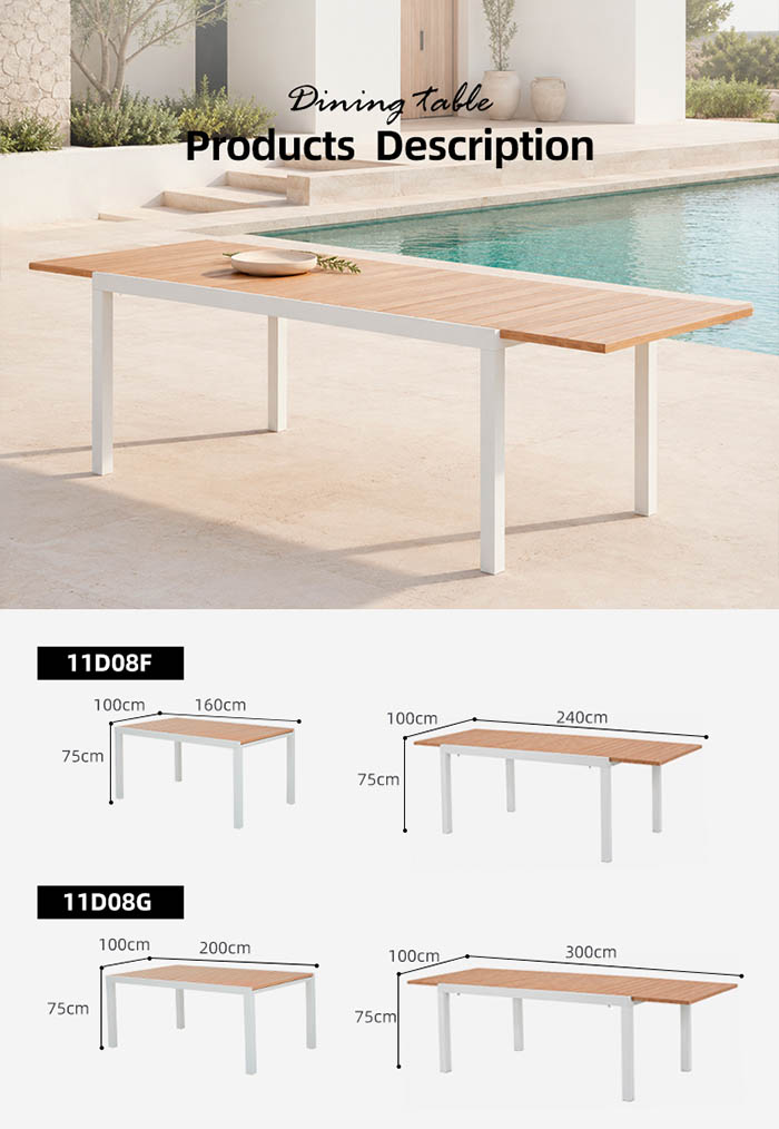 Tables de Repas Extensibles