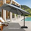 Base de parasol de patio avec roulettes - 12U02S