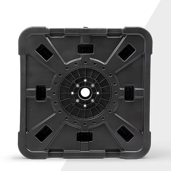 Support de base carré pour parasol d'extérieur - 12U02V