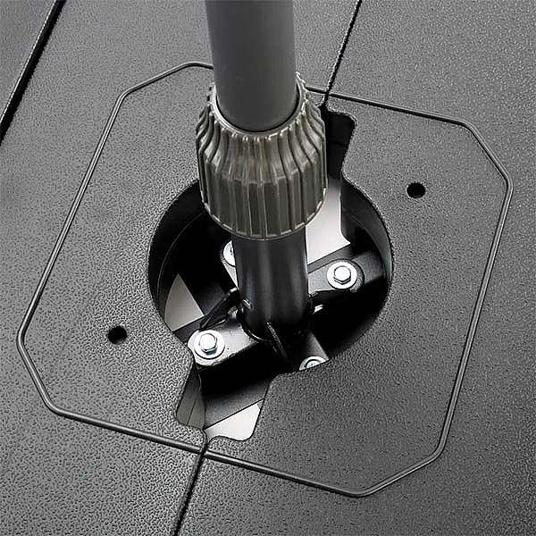 Base moyenne de parasol suspendu décalé - 12U02W