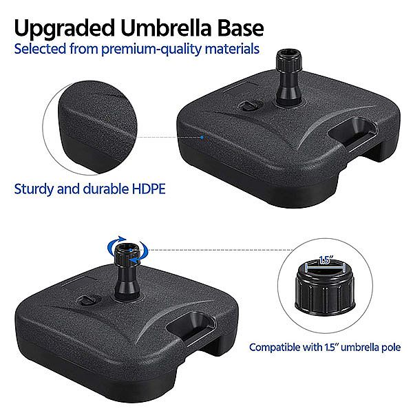 Support de base de parapluie rempli d'eau pour l'extérieur - 12U02X