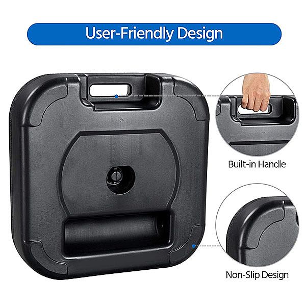 Support de base de parapluie rempli d'eau pour l'extérieur - 12U02X