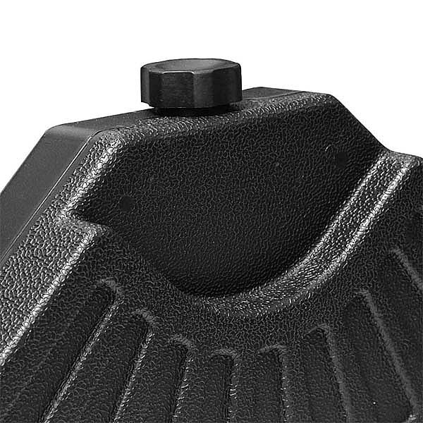 Base de parapluie remplie d'eau ou de sable en forme d'éventail, 4 pièces - 12U03E