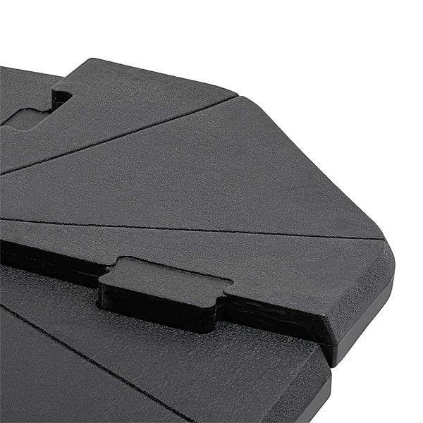 4 PCS Support de base pour parapluie en porte-à-faux - 12U03F