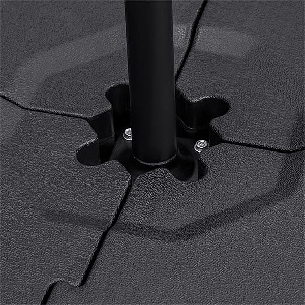 Base de parasol octogonale pour patio, 4 pièces - 12U03G