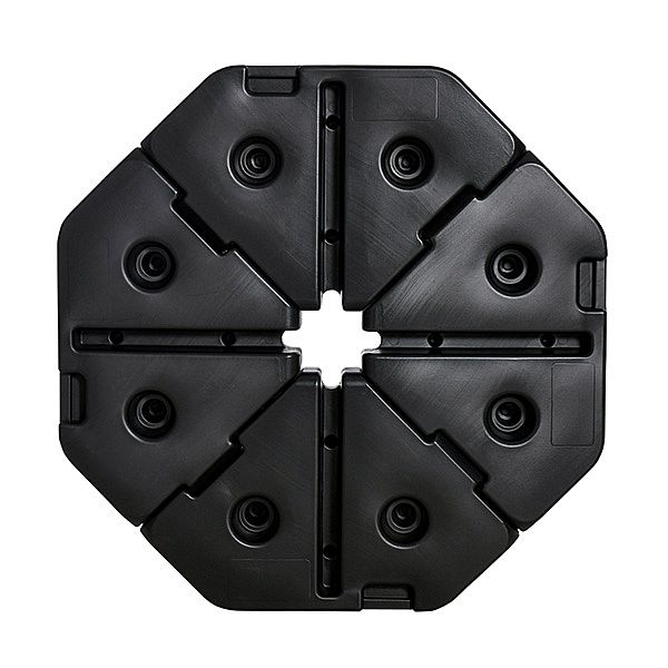 Base de parasol octogonale pour patio, 4 pièces - 12U03G