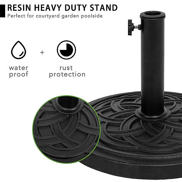 Base autoportante pour parasol de marché extérieur - 12U03J