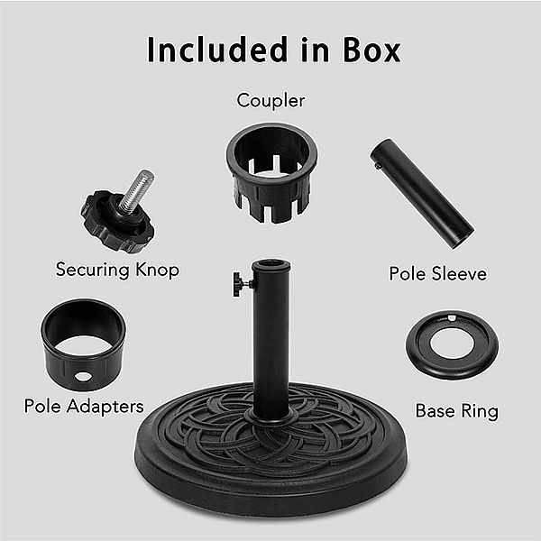 Base autoportante pour parasol de marché extérieur - 12U03J