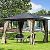 Pavillon en aluminium à toit rigide de luxe - 10G01A
