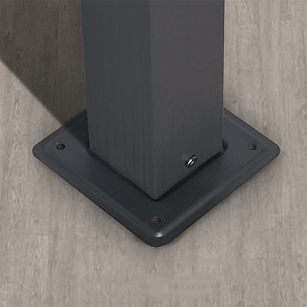 Balcon à volet télescopique en métal - 10G01G