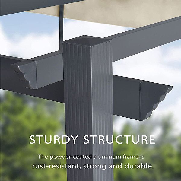 Balcon à volet télescopique en métal - 10G01G