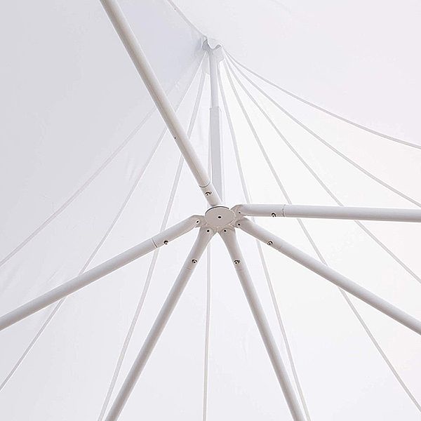 Tente extérieure de noce de mur latéral réglable et détachable - 10G01Q