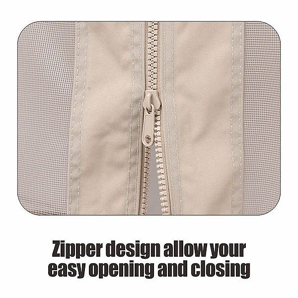 Pavillon extérieur en alliage d'aluminium avec moustiquaire - 10G01V