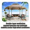 Tente pavillon de luxe extérieure hexagonale - 10G01W