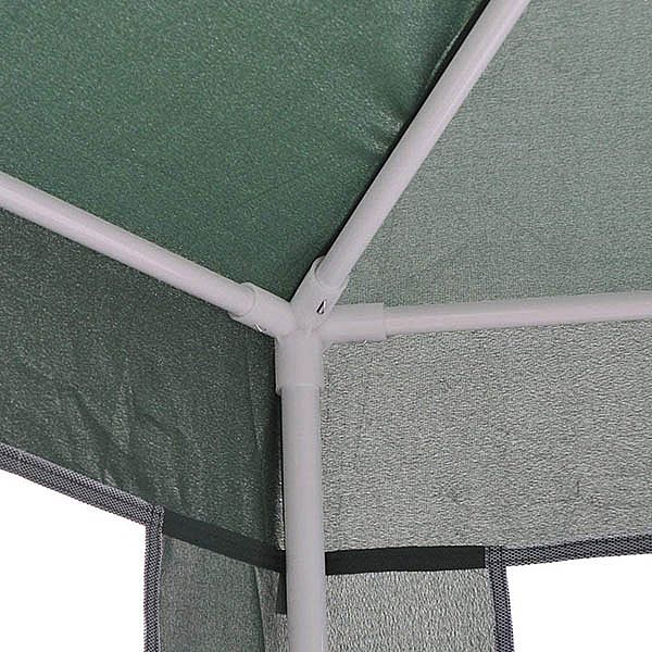 Pavillon de jardin terrasse avec gaze - 10G02K