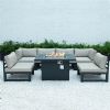 Tube en aluminium avec ensemble de canapé extérieur Fire Pit Garden - 11C01A