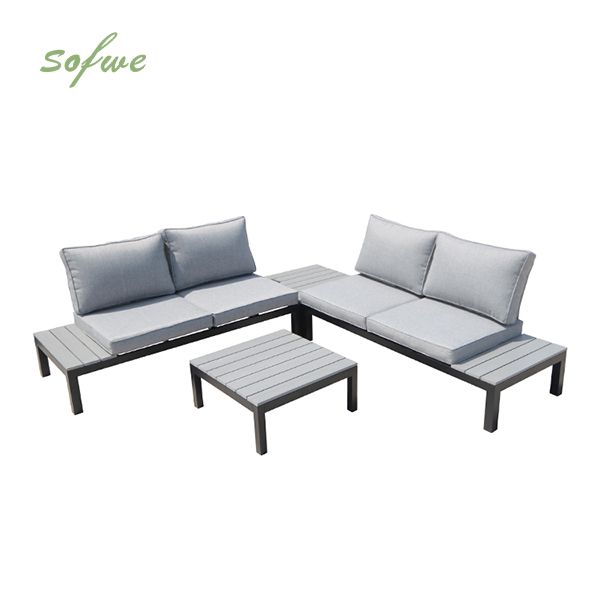 Ensemble de canapé de maison extérieur en aluminium à vente chaude - 11C01C