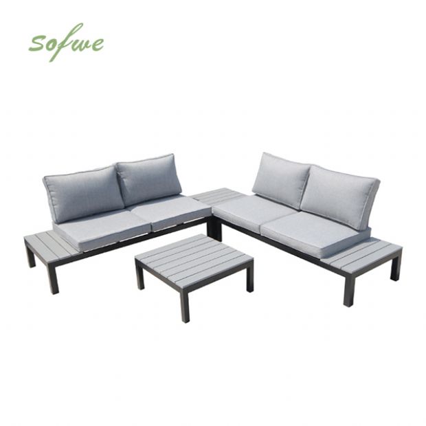 Ensemble de canapé de maison extérieur en aluminium à vente chaude - 11C01C