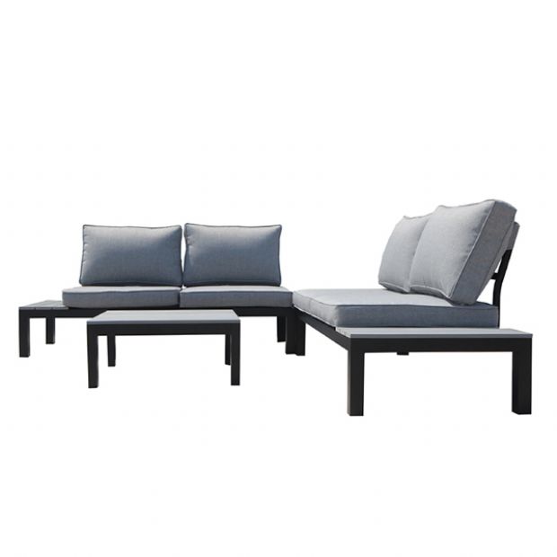 Ensemble de canapé de maison extérieur en aluminium à vente chaude - 11C01C