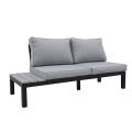 Ensemble de canapé de maison extérieur en aluminium à vente chaude - 11C01C