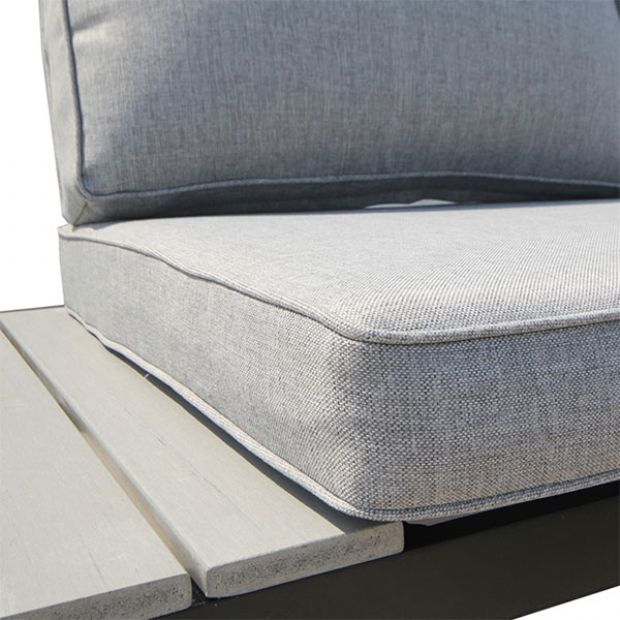 Ensemble de canapé de maison extérieur en aluminium à vente chaude - 11C01C