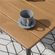 Canapé de luxe en aluminium pour meubles de cour - 11C01D