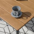 Canapé de luxe en aluminium pour meubles de cour - 11C01D