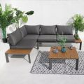 Canapé de luxe en aluminium pour meubles de cour - 11C01D