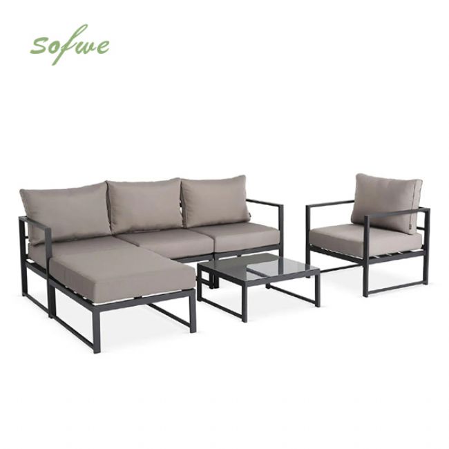 Canapé de luxe en aluminium - 11C01E