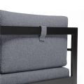 Ensemble de canapé en fonte d'aluminium avec table et tabouret - 11C01F