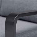 Ensemble de canapé en fonte d'aluminium avec table et tabouret - 11C01F