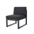 Canapé d'extérieur en forme de V en aluminium 4 pièces - 11C01H