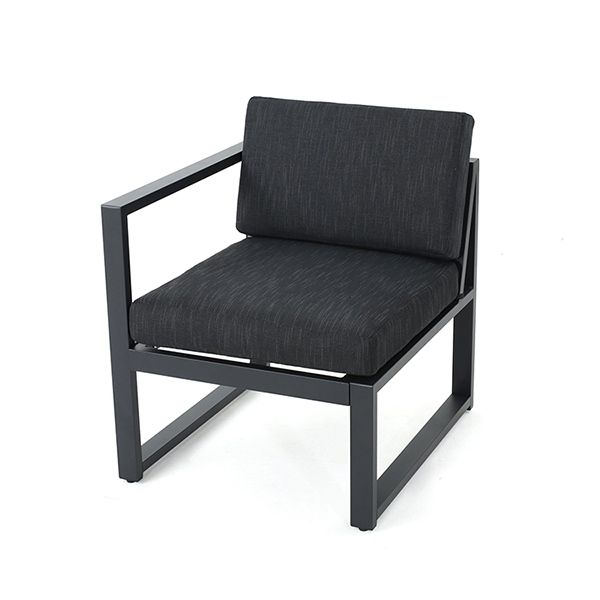 Canapé d'extérieur en forme de V en aluminium 4 pièces - 11C01H