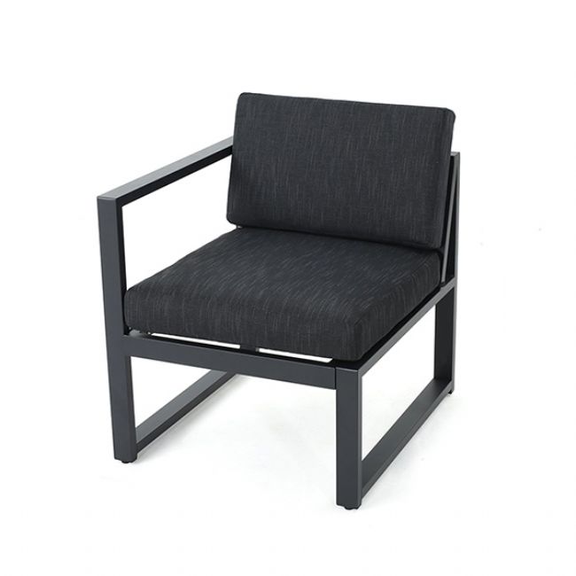 Canapé d'extérieur en forme de V en aluminium 4 pièces - 11C01H