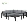 Canapé modulable d'extérieur en aluminium 5 places - 11C01I
