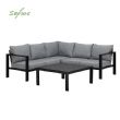 Canapé modulable d'extérieur en aluminium 5 places - 11C01I
