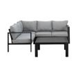 Canapé modulable d'extérieur en aluminium 5 places - 11C01I