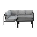 Canapé modulable d'extérieur en aluminium 5 places - 11C01I