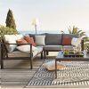 Canapé modulable d'extérieur en aluminium 5 places - 11C01I