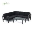 Canapé sectionnel extérieur en forme de V en aluminium - 11C01J
