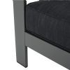 Canapé sectionnel extérieur en forme de V en aluminium - 11C01J
