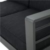 Canapé sectionnel extérieur en forme de V en aluminium - 11C01J