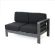 Canapé sectionnel extérieur en forme de V en aluminium - 11C01J