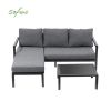 Ensemble de meubles de patio extérieur en aluminium 3 pièces - 11C01L