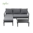 Ensemble de meubles de patio extérieur en aluminium 3 pièces - 11C01L