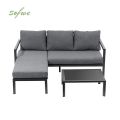 Ensemble de meubles de patio extérieur en aluminium 3 pièces - 11C01L