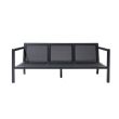 Ensemble de meubles de patio extérieur en aluminium 3 pièces - 11C01L