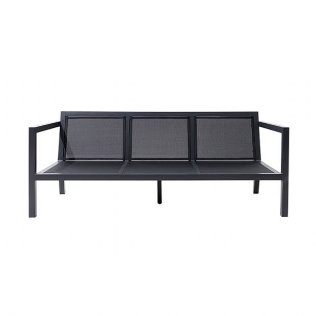 Ensemble de meubles de patio extérieur en aluminium 3 pièces - 11C01L