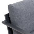 Ensemble de meubles de patio extérieur en aluminium 3 pièces - 11C01L