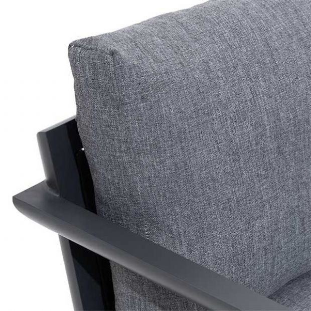 Ensemble de meubles de patio extérieur en aluminium 3 pièces - 11C01L